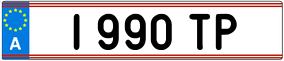 Truck License Plate